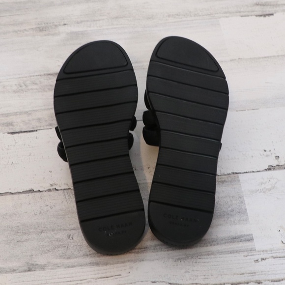 Cole Haan Zerogrand Multi Strap Sandal Black 8.5 New without box - Picture 7 of 7